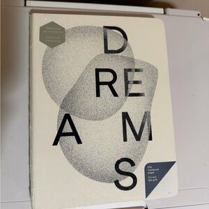 Premium Dreams Notebook - Black and White